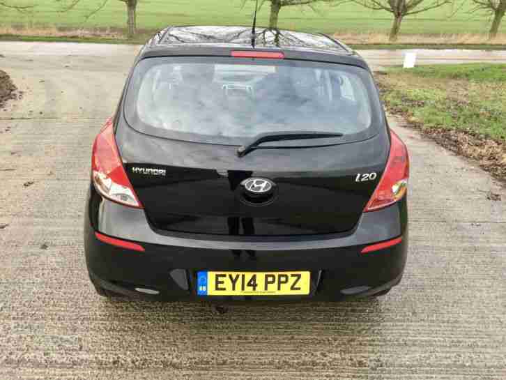 2014 (14 PLATE) HYUNDAI i20 HATCHBACK - 1.2 ACTIVE in Black