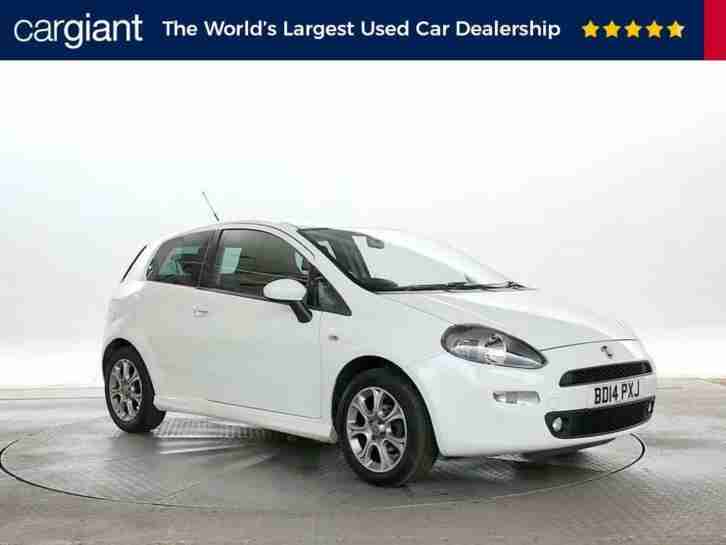 2014 (14 Reg) Fiat Punto 1.2 GBT White 3 STANDARD PETROL MANUAL