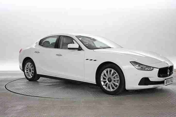 2014 (14 Reg) Maserati Ghibli 3.0 V6 Bianco Eldorado DIESEL AUTOMATIC
