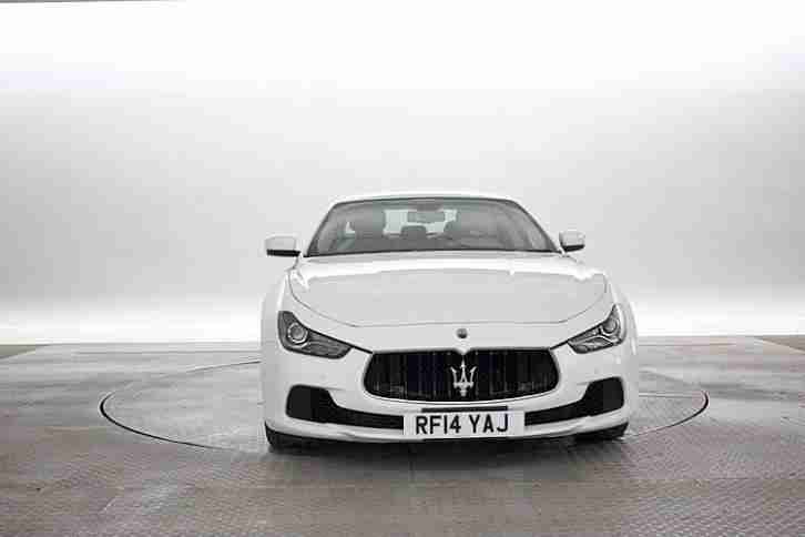 2014 (14 Reg) Maserati Ghibli 3.0 V6 Bianco Eldorado DIESEL AUTOMATIC