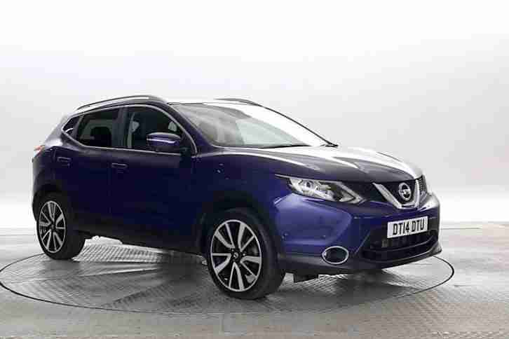 2014 (14 Reg) Nissan Qashqai 1.6 dCi Tekna 4x2 Ink Blue 5 STANDARD DIESEL AUTOMA