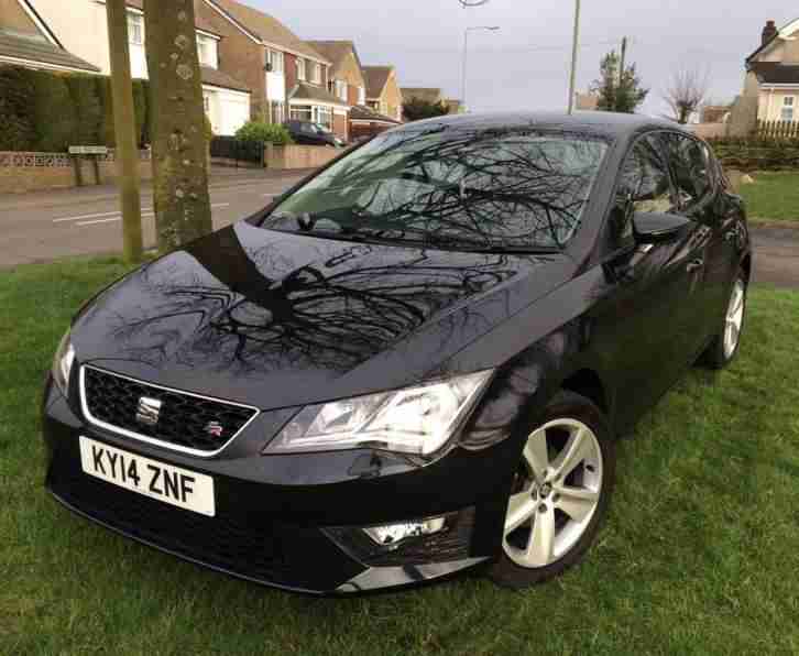 2014 14 SEAT LEON SE 1.2 TSI FR STYLING 5DR MANUAL BLACK DAMAGED REPAIRED