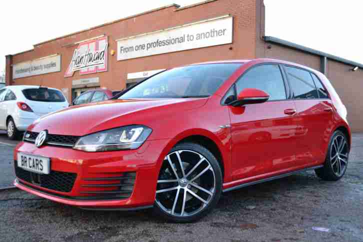 2014 14 Volkswagen Golf 2.0 GTD TDI 184ps DSG AUTO, RED, FSH STUNNING SPEC/LOOKS