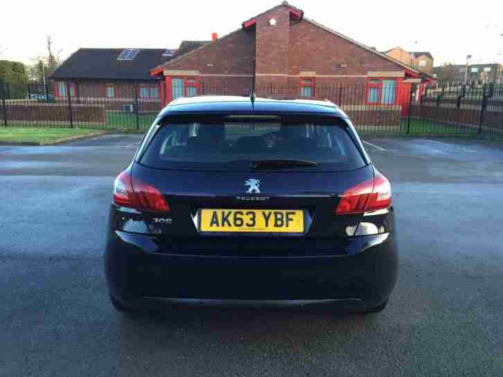 2014 63 REG PEUGEOT 308 ACTIVE 1.6 HDI 92BHP METTALIC BLUE 5 DOOR LOW MILES