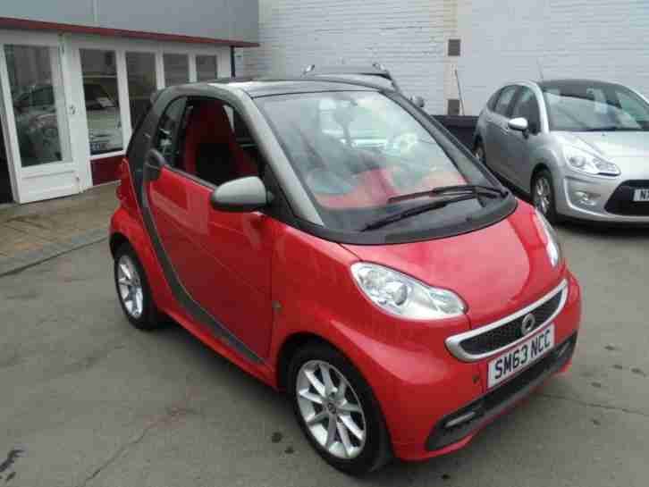 2014 63 SMART FORTWO 1.0 PASSION 2D AUTO 84 BHP