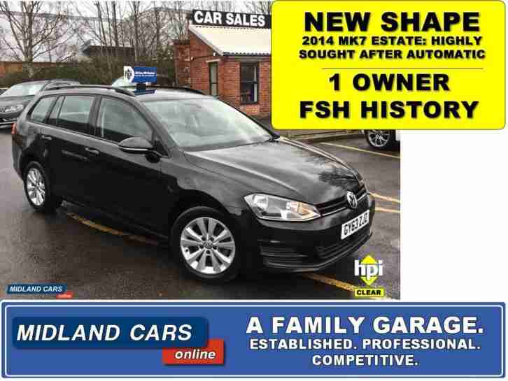 2014 63 GOLF ESTATE 1.6 TDi SE DSG