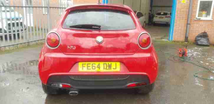 2014 (64) ALFA ROMEO MITO TWINAIR 1.0 LIGHT DAMAGED REPAIRABLE SALVAGE