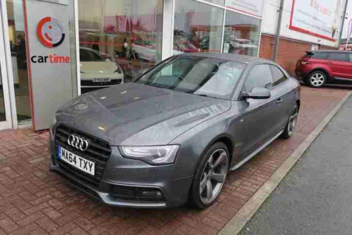 2014 64 AUDI A5 3.0 TDI QUATTRO S LINE BLACK EDITION 2D AUTO 245 BHP NAV DIESEL