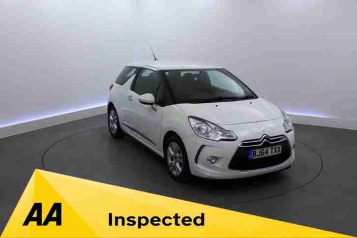 2014 64 CITROEN DS3 1.2 DSIGN PLUS 3D 82 BHP