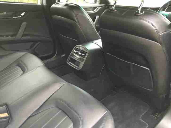 2014/64 MASERATI QUATTROPORTE GTS 3.8 V8 AUTO BLACK/BLACK LEATHER, 11K MILES FSH