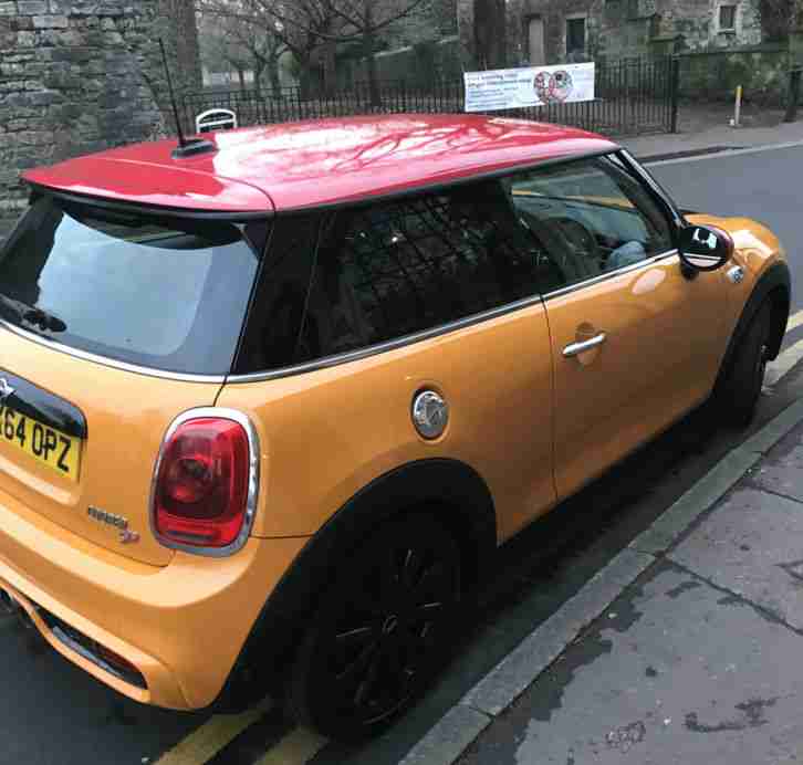 2014(64) Mini Cooper SD Volcanic Orange Diesel Mini Warranty Sat Nav Leather TLC