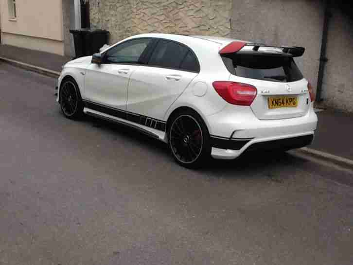2014 64 REG MERCEDES-BENZ A45 AMG 4MATIC AUTO WHITE CIrrus White only 8K miles