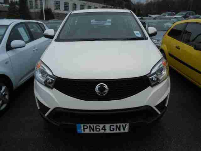 2014 64' SSANGYONG KORANDO DIESEL ESTATE 2.0 SE4 4X4 5dr IN WHITE