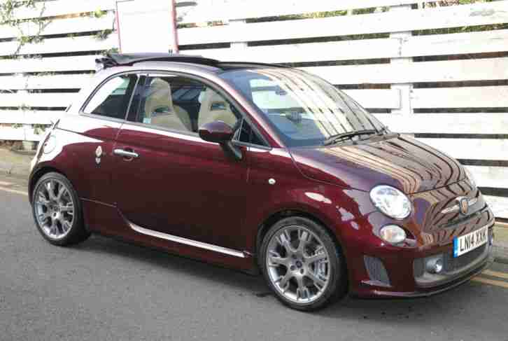 2014 ABARTH 695 EDIZIONE MASERATI S-A RED LOW MILES 8500 miles Vat Qualifying