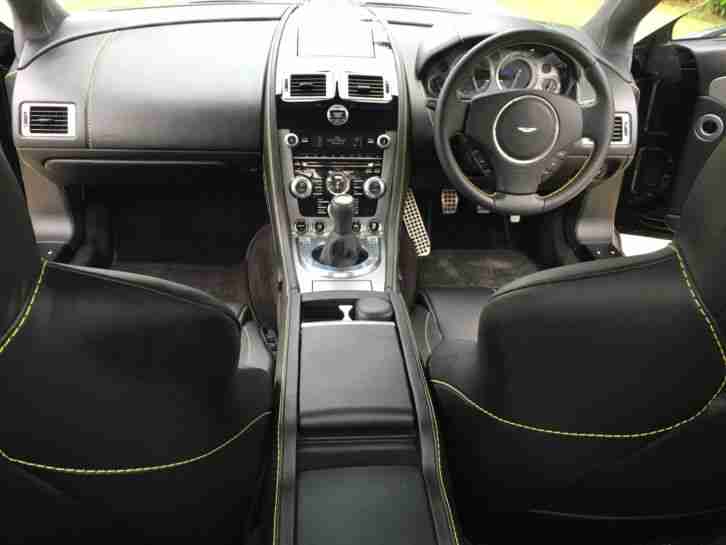2014 ASTON MARTIN VANTAGE 4.7 S V8 BLACK/BLACK 1 OWNER 11K MILES FAMSH STUNNING