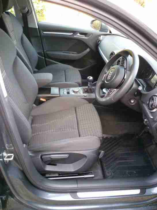 2014 AUDI A3 SPORT BACK TDI MONSOON GREY 5 door one owner Audi warranty 21/4/17