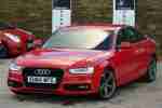 2014 A4 2.0 TDI RED 4 DOOR S LINE BLACK