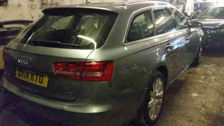 2014 AUDI A6 AVANT 3.0 BI TURBO 313 BHP QUATTRO AUTO DAMAGED REPAIRABLE SALVAGE