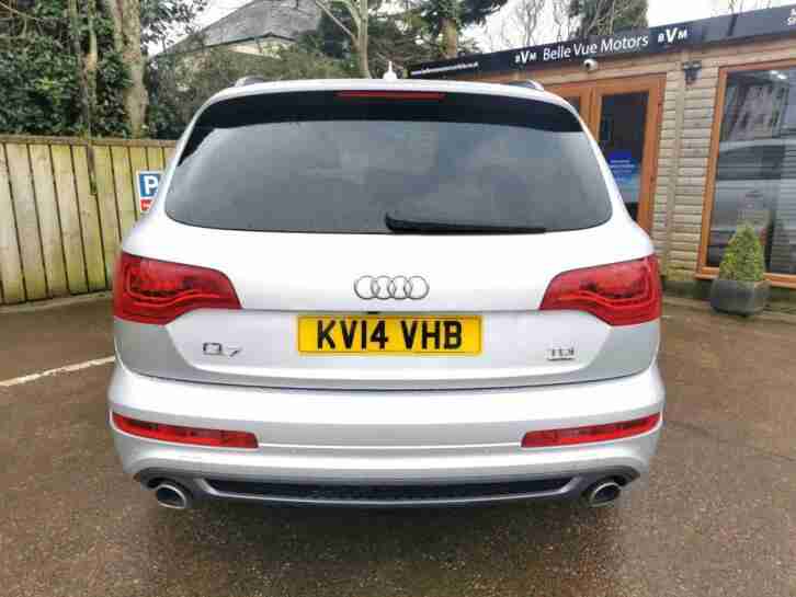 2014 AUDI Q7 3.0TDI ( 245ps ) TIPTRONIC QUATTRO S LINE PLUS IN SILVER