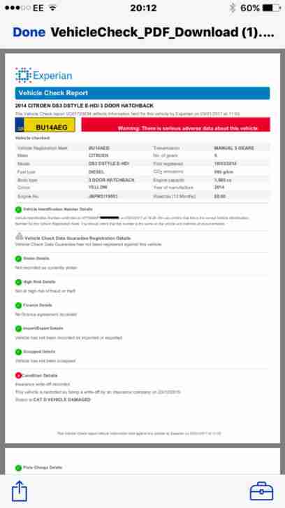 2014 CITROEN DS3 DSTYLE E-HDI YELLOW