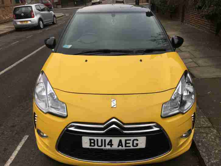 2014 CITROEN DS3 DSTYLE E-HDI YELLOW