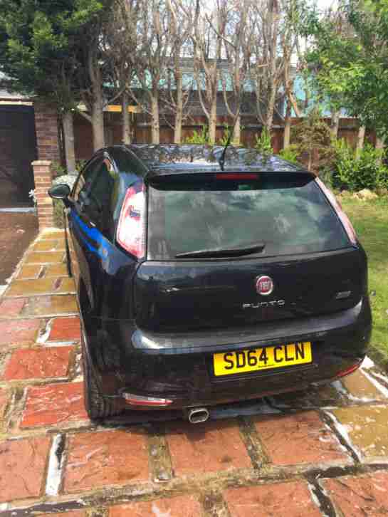 2014 FIAT PUNTO HIGH SPEC JET BLACK 2 LIMITED EDITION 3 DOOR ULTRA LOW MILES