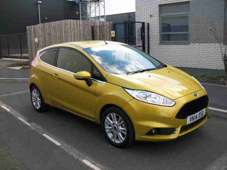 2014 FIESTA ZETEC YELLOW GOLD, 2799