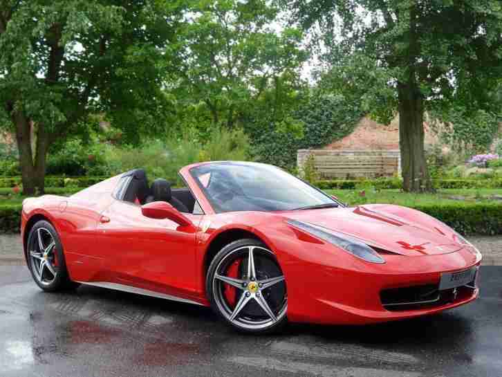 2014 458 SPIDER DCT Petrol red Semi