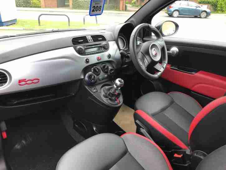 2014 Fiat 500 S 1.2 3Dr, 30 Road Tax, 16 inch Alloy Wheels, Sports Body Kit, Spo