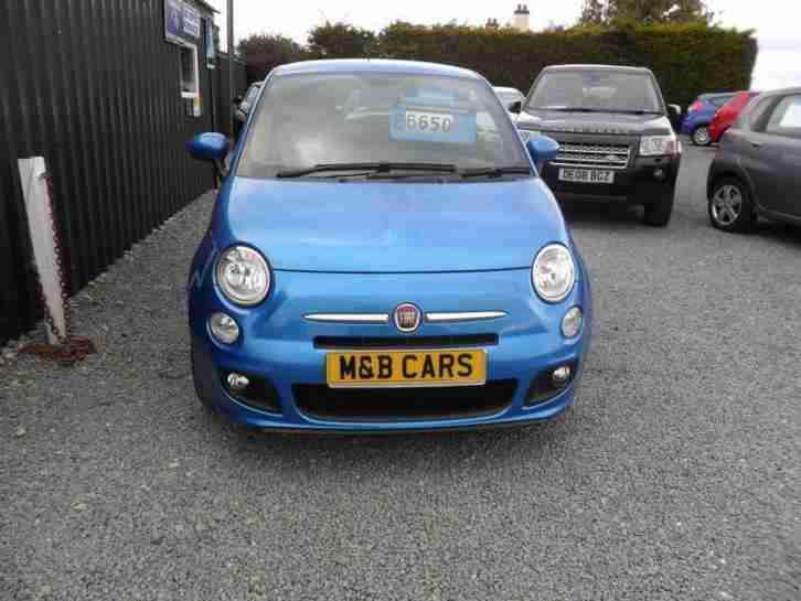 2014 Fiat 500 S Blue 3dr 69 BHP