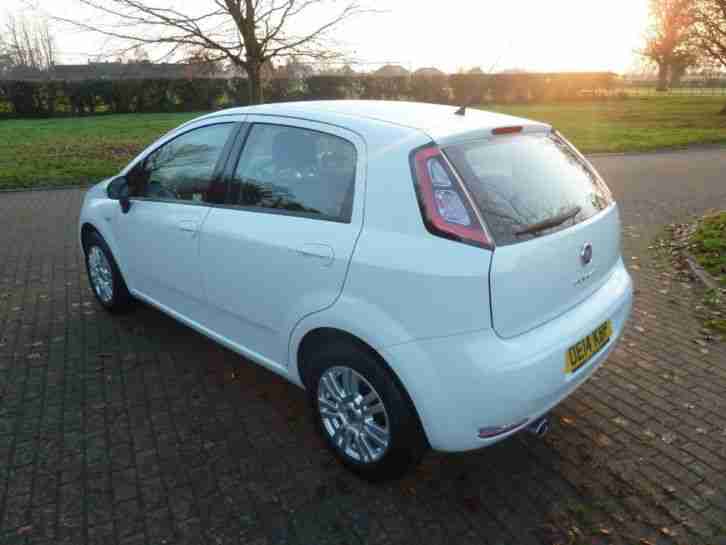 2014 Fiat Punto EASY Petrol White Manual