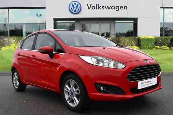 2014 Ford Fiesta 1.0 Zetec EcoBoost (S S) 5 Door Hatchback Petrol red Manual