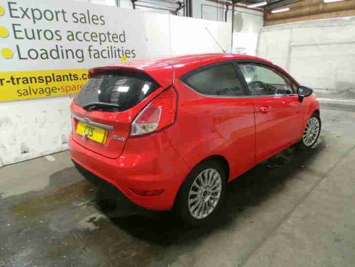 2014 Ford Fiesta Mk7 Titanium TDCi Engine UGJC Bumper Bonnet Wing Door Tailgate