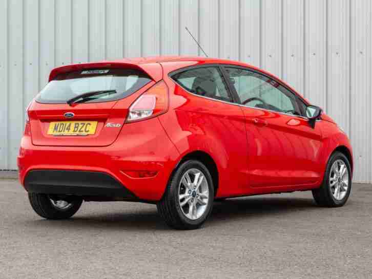 2014 Ford Fiesta ZETEC Petrol red Manual