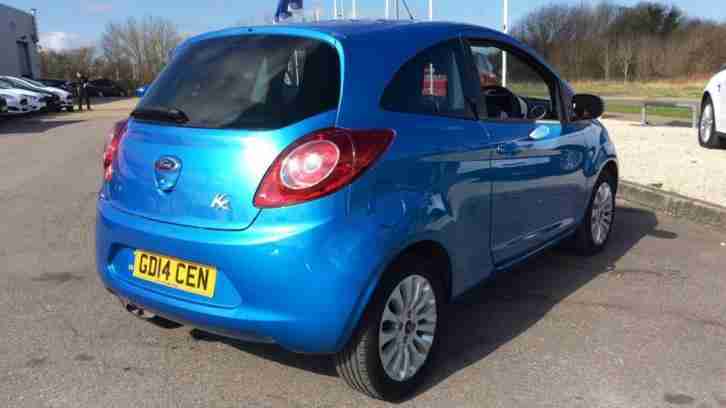 2014 Ford Ka 1.2 Zetec (Start Stop) Manual Petrol Hatchback