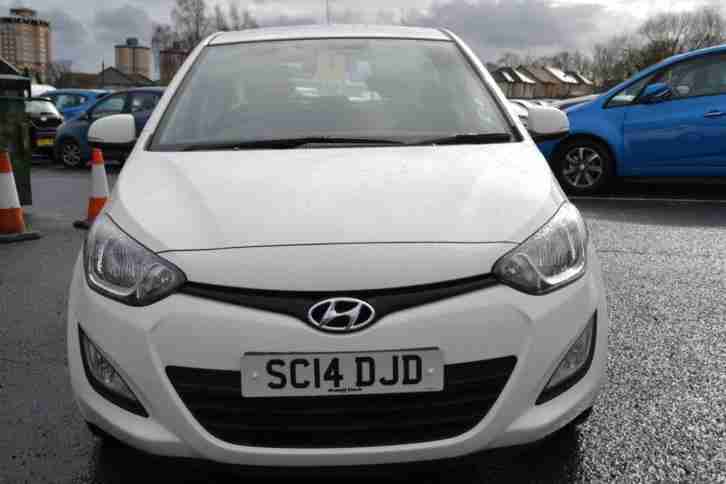 2014 Hyundai i20 1.2 Active 5dr Petrol white Manual