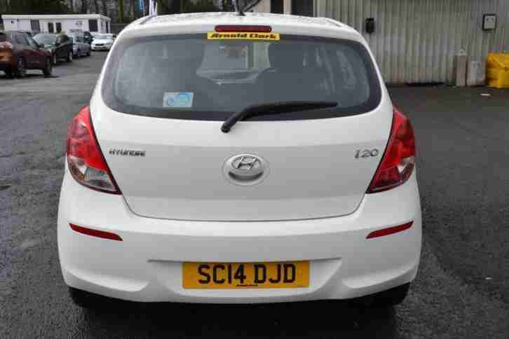 2014 Hyundai i20 1.2 Active 5dr Petrol white Manual