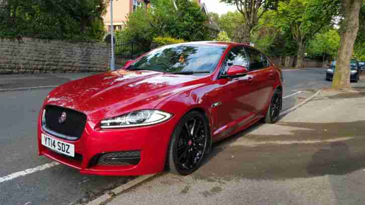 *2014 JAGUAR XF S PREMIUM LUXURY RED 3.0TD V6 AUTOMATIC DAMAGED REPAIRED CAT-D