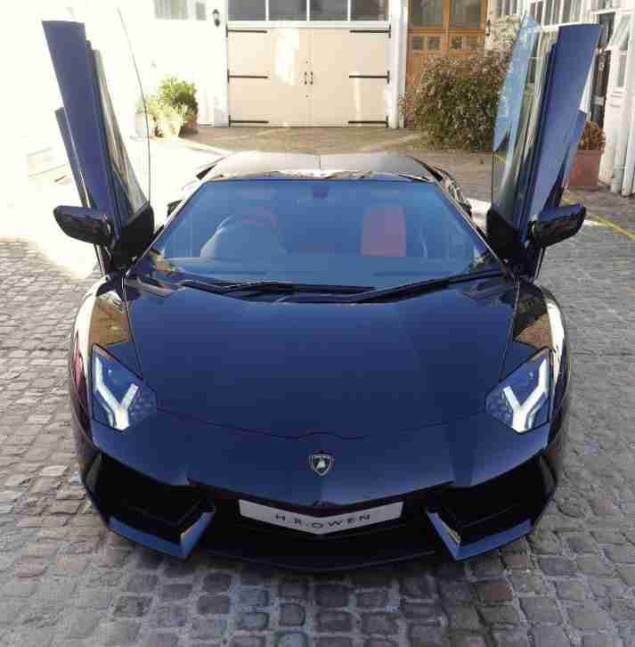 2014 Lamborghini Aventador LP 700-4 ROADSTER Petrol Black SEMI AUTO