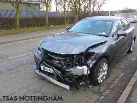 2014 Lexus IS 300h 2.5 181 E-CVT Auto Luxury Hybrid Damaged Salvage CAT D
