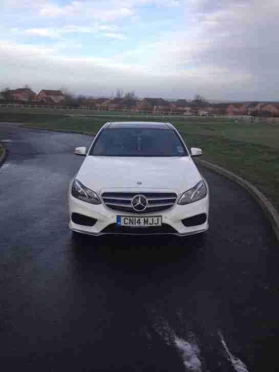 2014 MERCEDES-BENZ E350 AMG SPORT BLUETEC AU WHITE