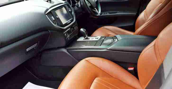 2014 Maserati Ghibli 3.0TD Auto Blu Emozione Metallic with Nero / Cuoio leather