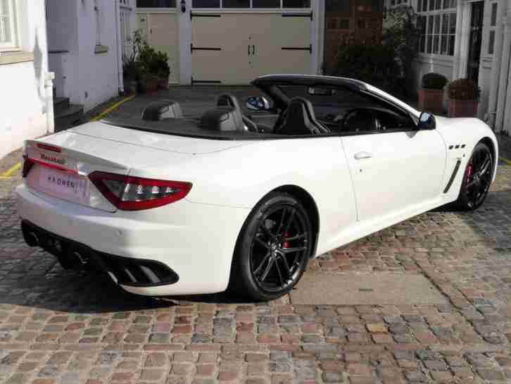 2014 Maserati Grancabrio MC 14/64 Petrol White Automatic