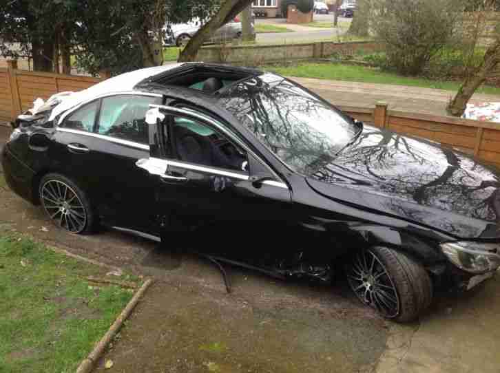 2014 Mercedes C300 W205 LHD Salvage repairable