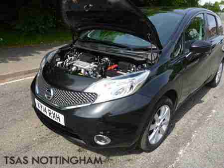 2014 Nissan Note 1.2 DIG-S Tekna Black Damaged Salvage *HPI CLEAR NOT RECORDED*