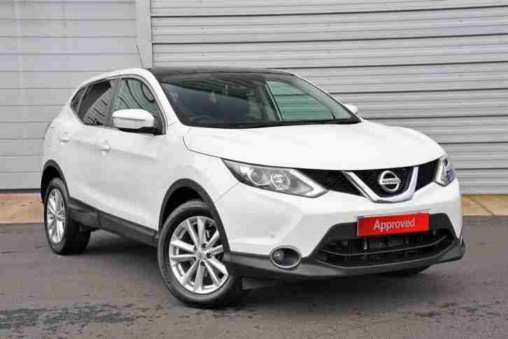 2014 Nissan Qashqai 1.6 dCi Acenta S/S Premium CVT Diesel white CVT