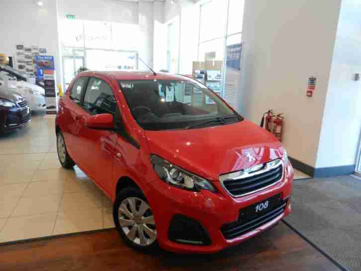 2014 108 1.0 Active 3dr Petrol Red