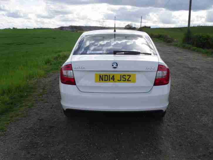 2014 SKODA RAPID S TDI CR WHITE