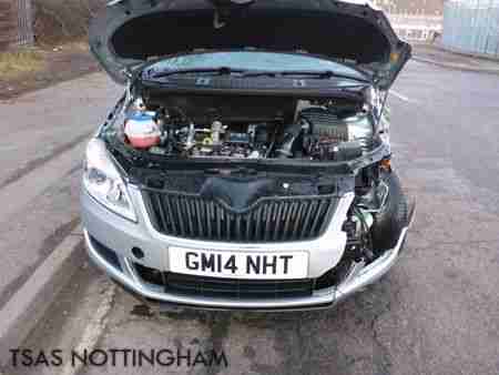 2014 Skoda Fabia 1.2 TSI DSG Auto 105 SE Damaged Salvage NOT RECORDED