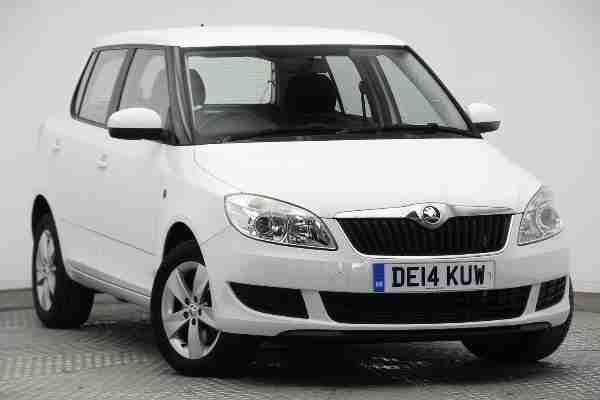 2014 Skoda Fabia 1.6 TDi SE (105bhp) 5-Dr Hatchback Whi